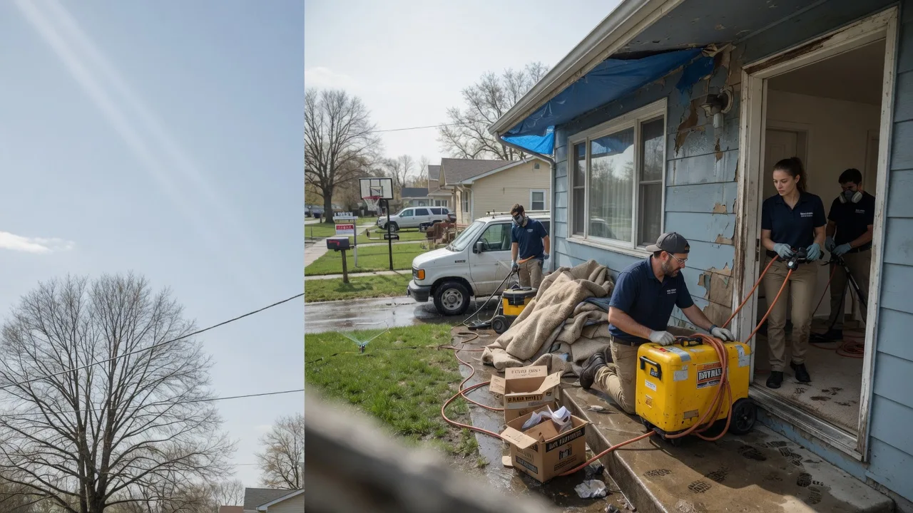 Basement Flood Cleanup in Ellenboro, WV near me
